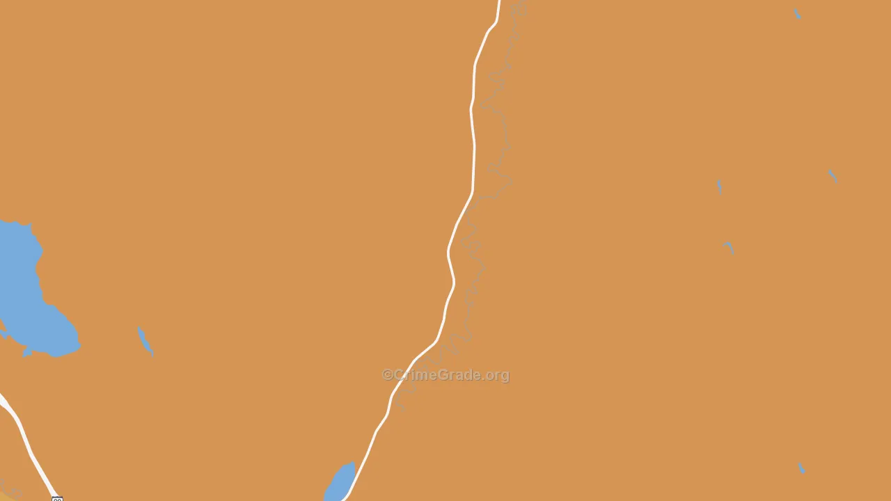 Ucross, WY Map of Drug-Related Crime Rates
