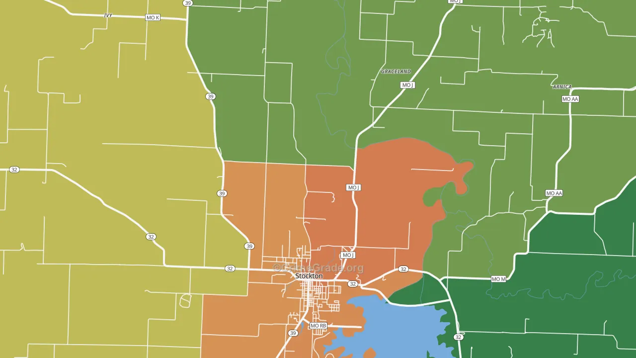 Umber, MO Map of Drug-Related Crime Rates