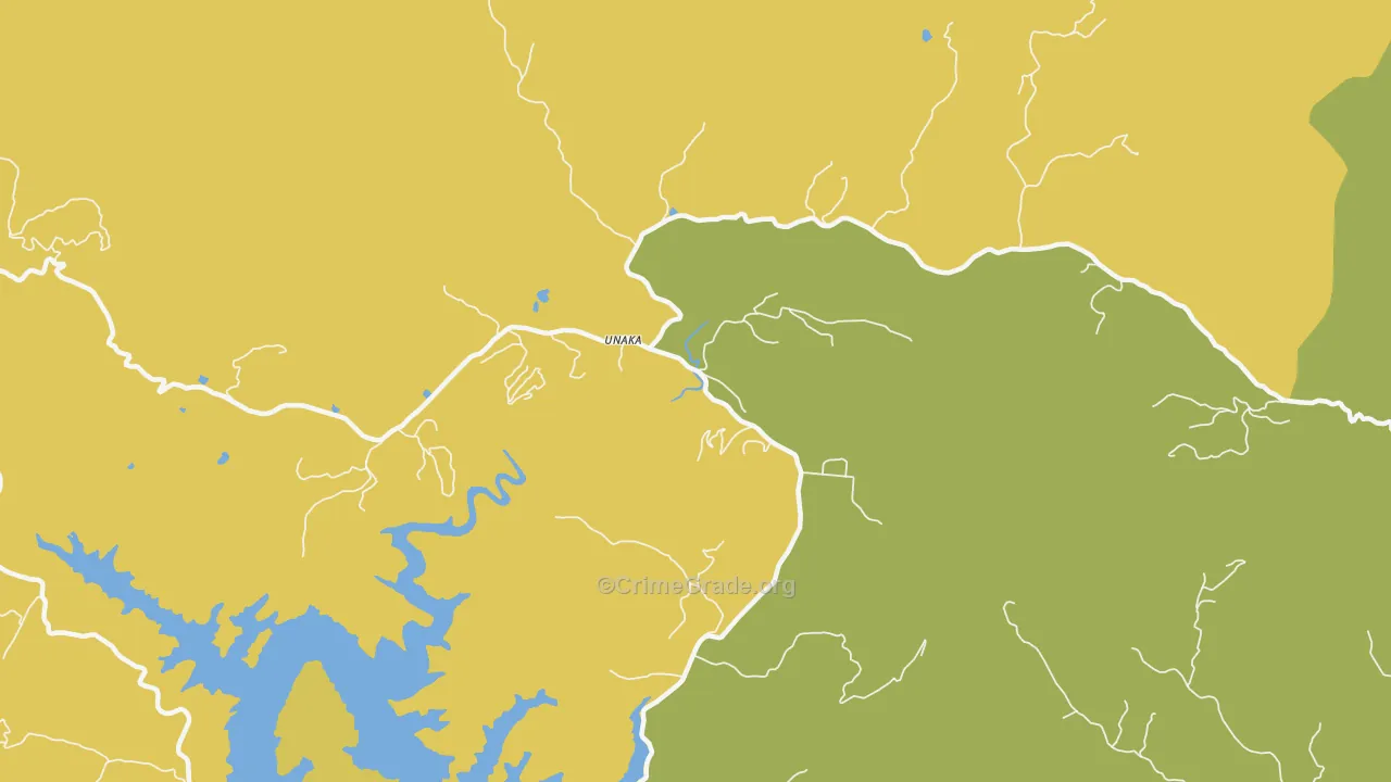 Unaka, NC Map of Drug-Related Crime Rates