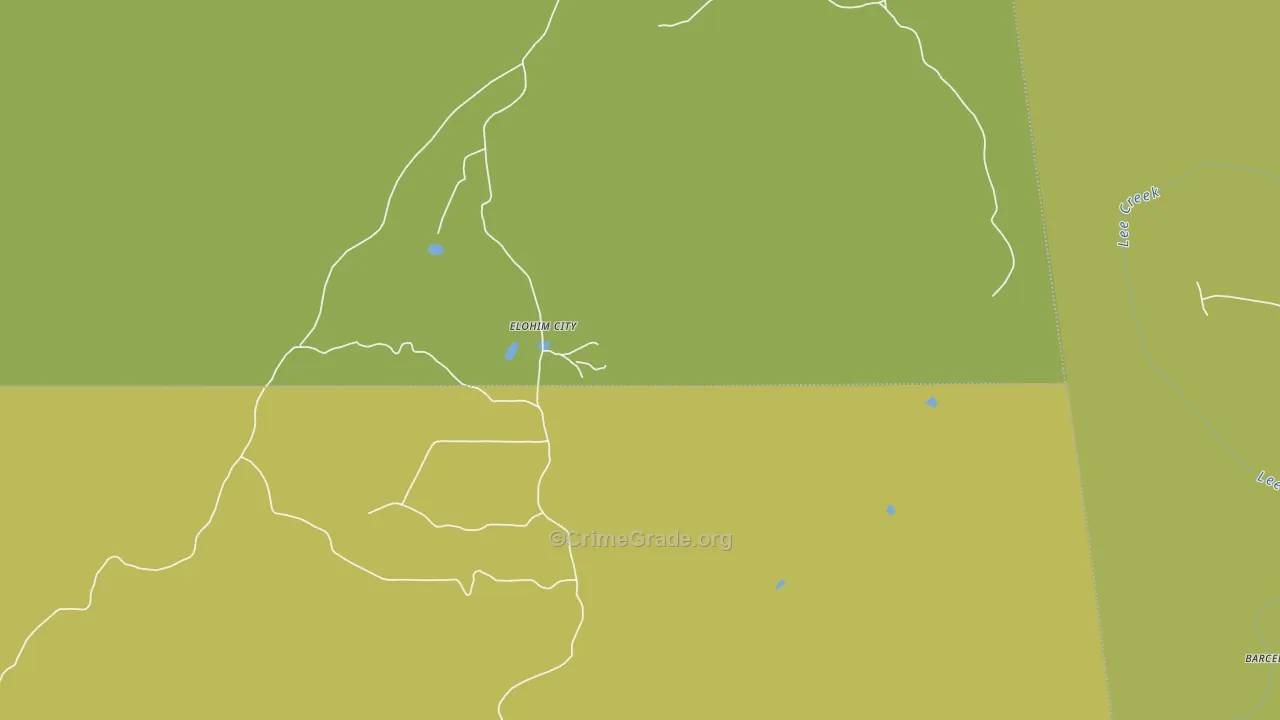 Uniontown, OK Map of Drug-Related Crime Rates