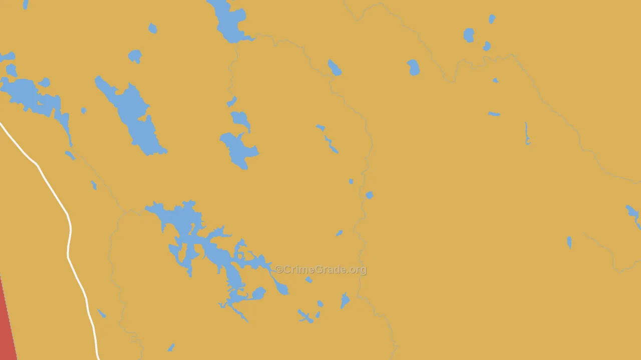 Unionville, ME Map of Drug-Related Crime Rates