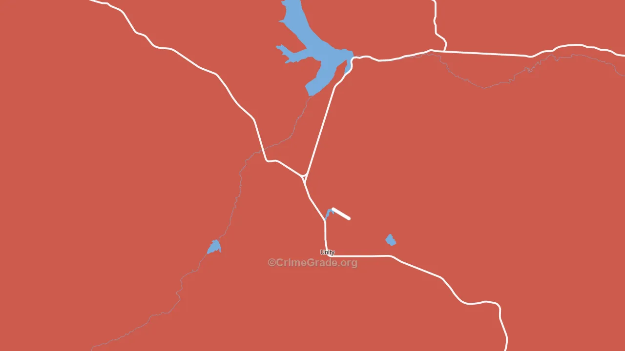 Unity, OR Map of Drug-Related Crime Rates