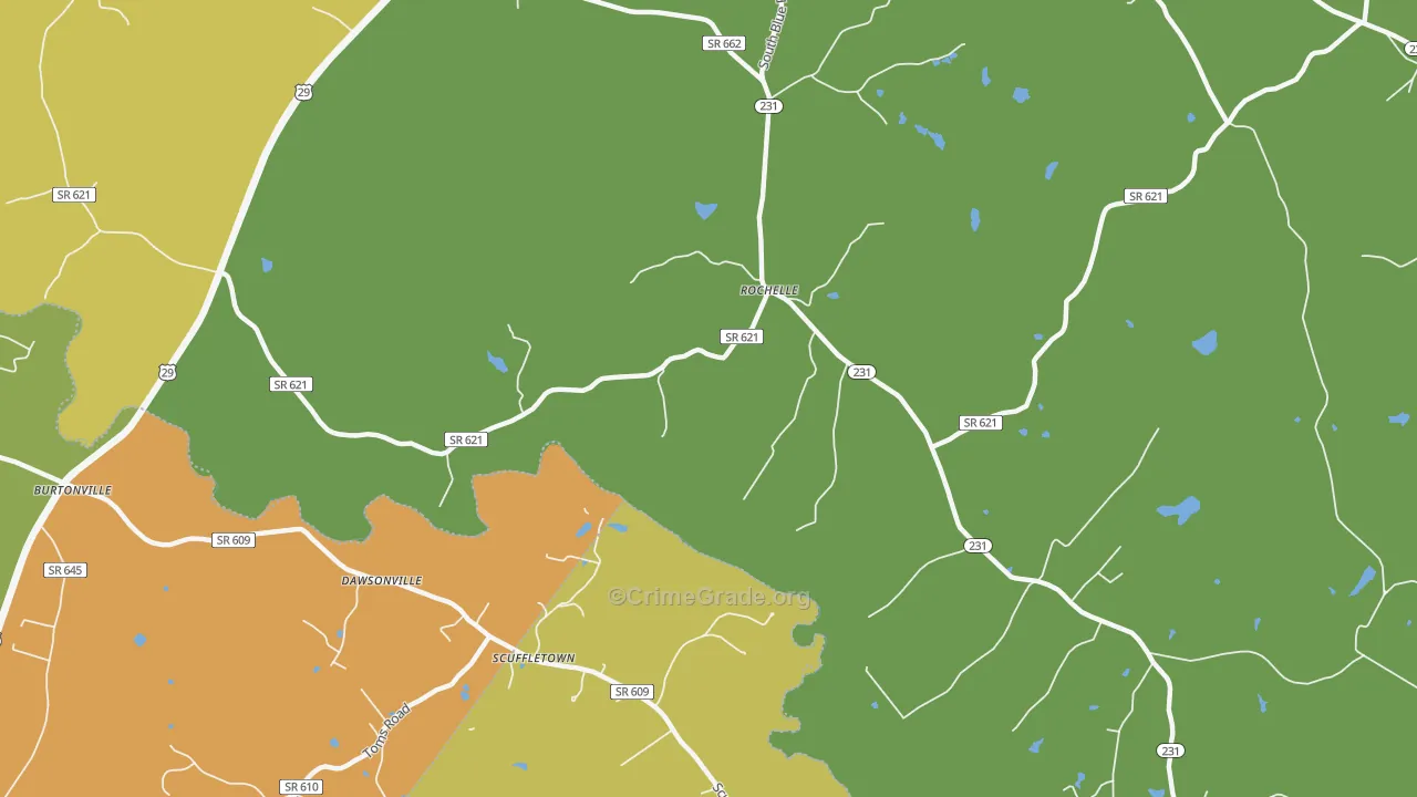 Uno, VA Map of Drug-Related Crime Rates