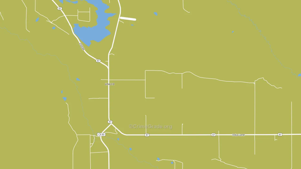Upalco, UT Map of Drug-Related Crime Rates