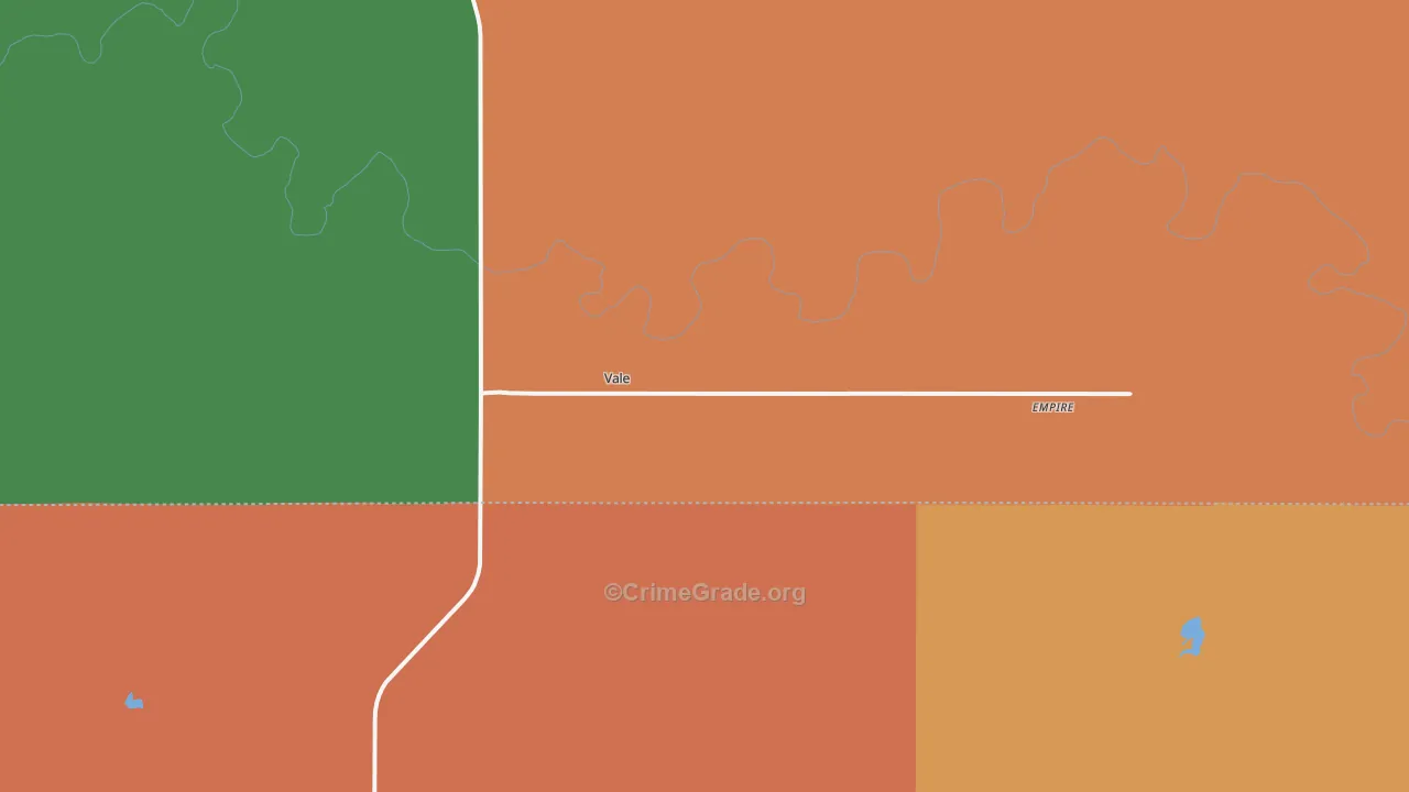 Vale, SD Map of Drug-Related Crime Rates