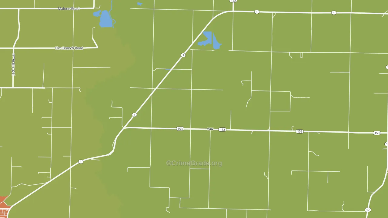 Van, AR Map of Drug-Related Crime Rates