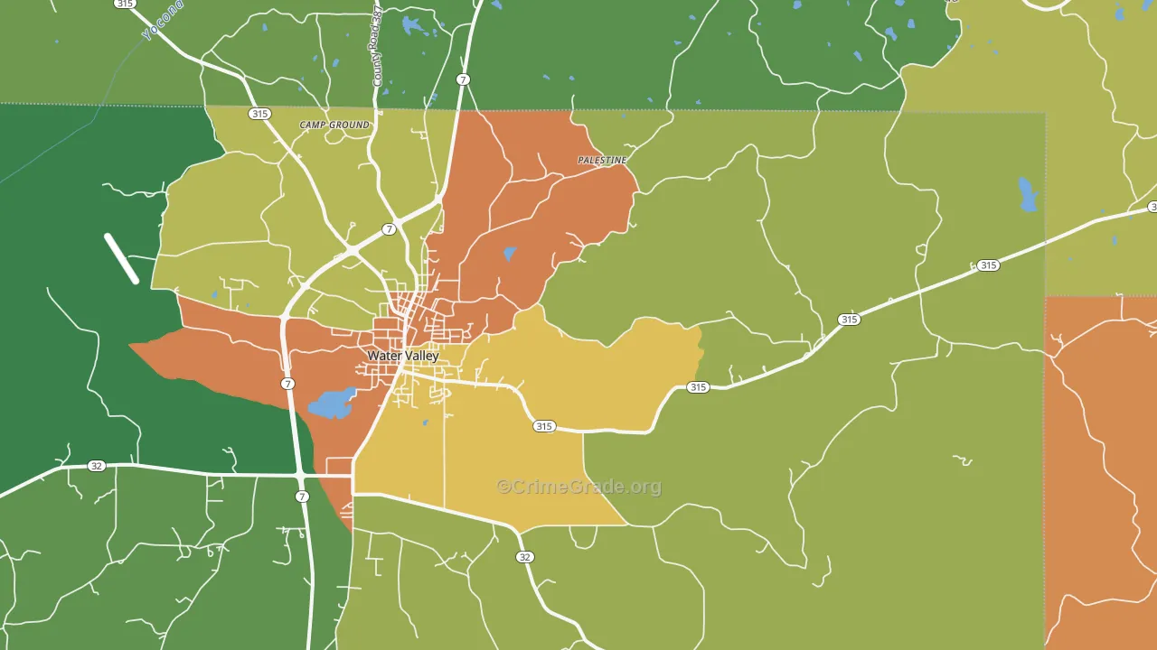 Velma, MS Map of Drug-Related Crime Rates
