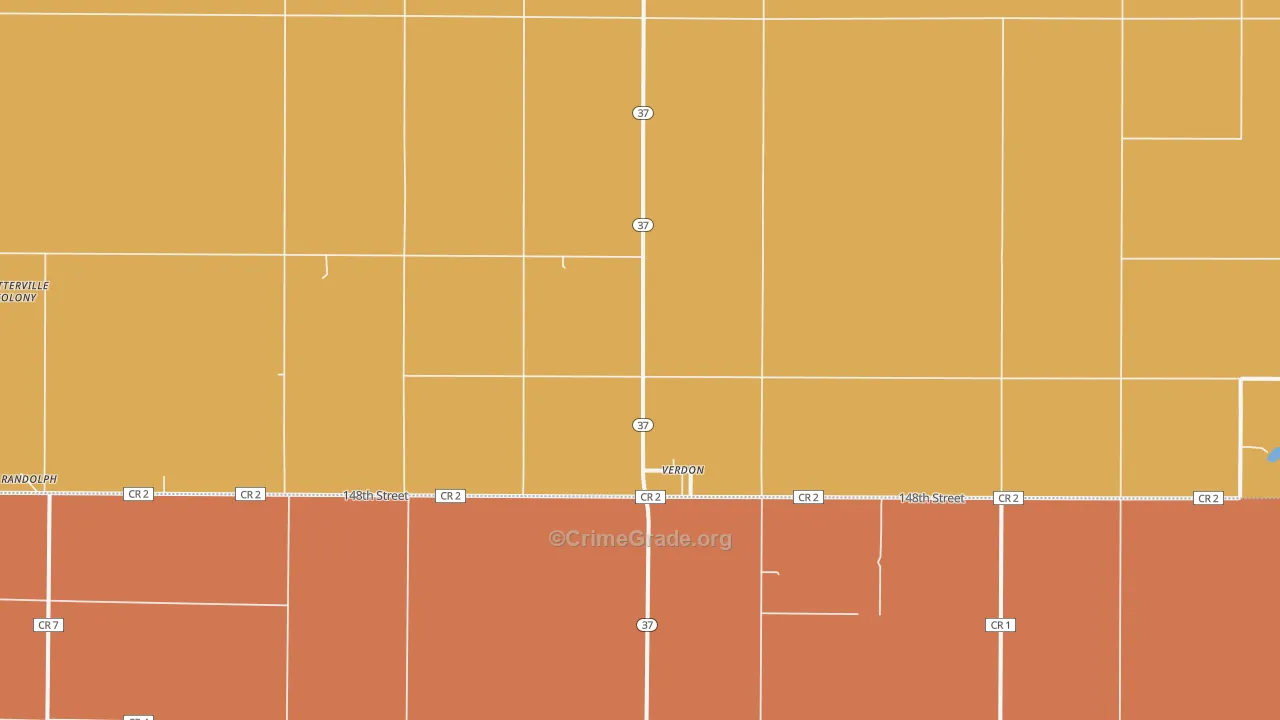 Verdon, SD Map of Drug-Related Crime Rates