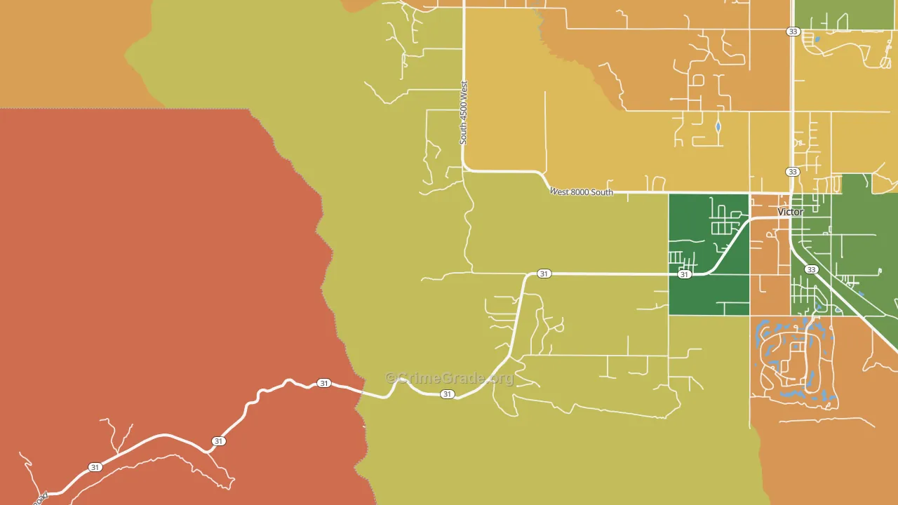 Vernon, ID Map of Drug-Related Crime Rates