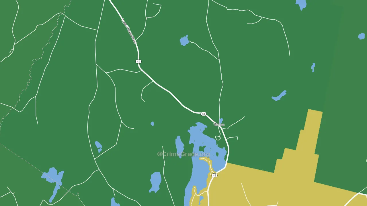Vienna, ME Map of Drug-Related Crime Rates