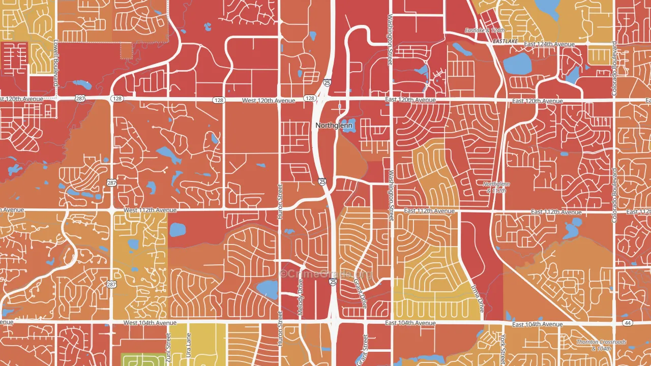 Village at North Hills, Northglenn, CO Map of Drug-Related Crime Rates