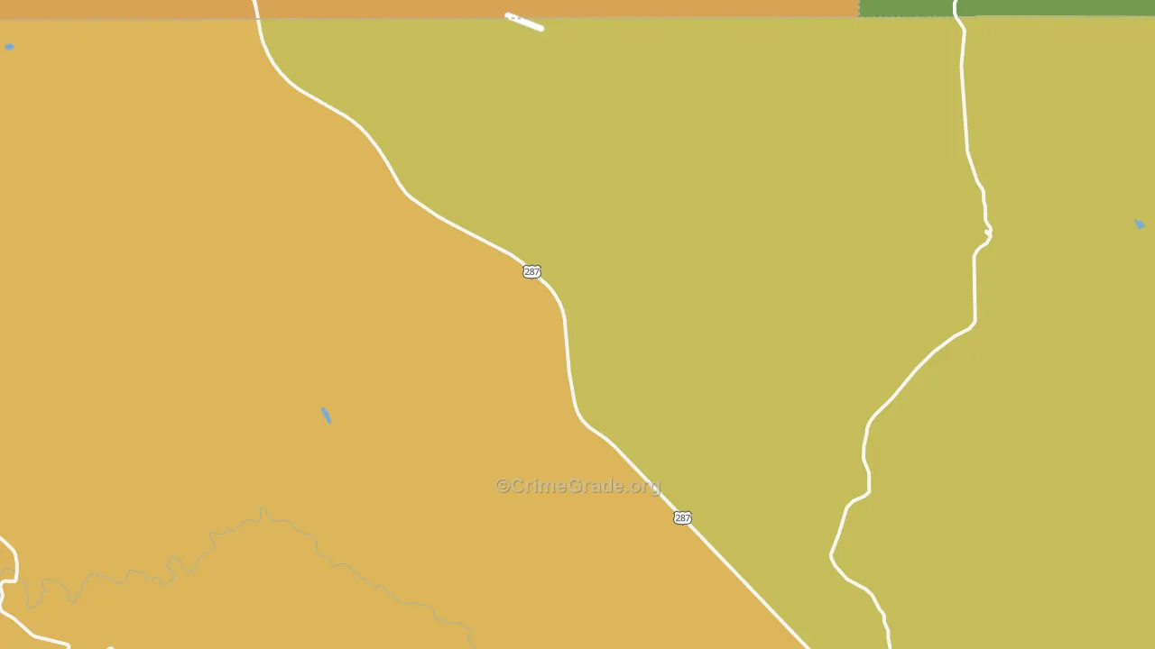 Virginia Dale, CO Map of Drug-Related Crime Rates