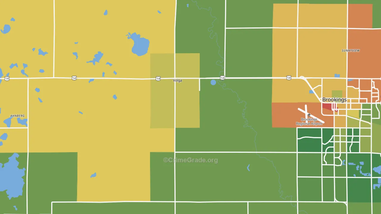 Volga, SD Map of Drug-Related Crime Rates