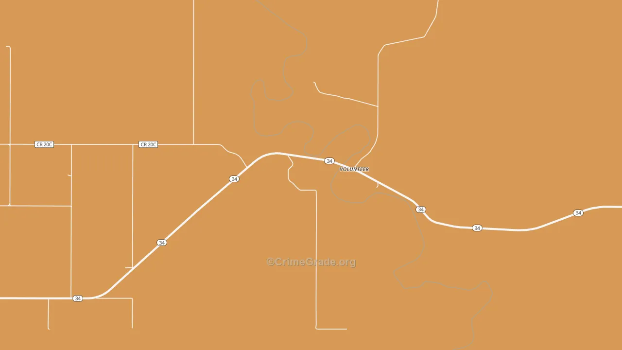 Volunteer, SD Map of Drug-Related Crime Rates