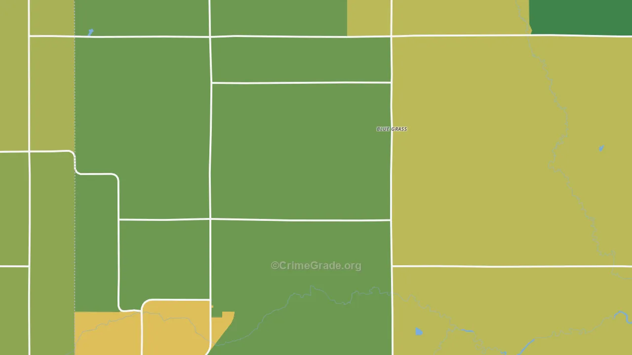 Wadena County, MN Map of Drug-Related Crime Rates