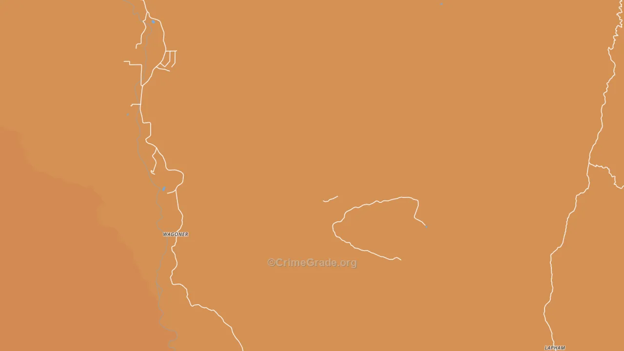 Wagoner, AZ Map of Drug-Related Crime Rates