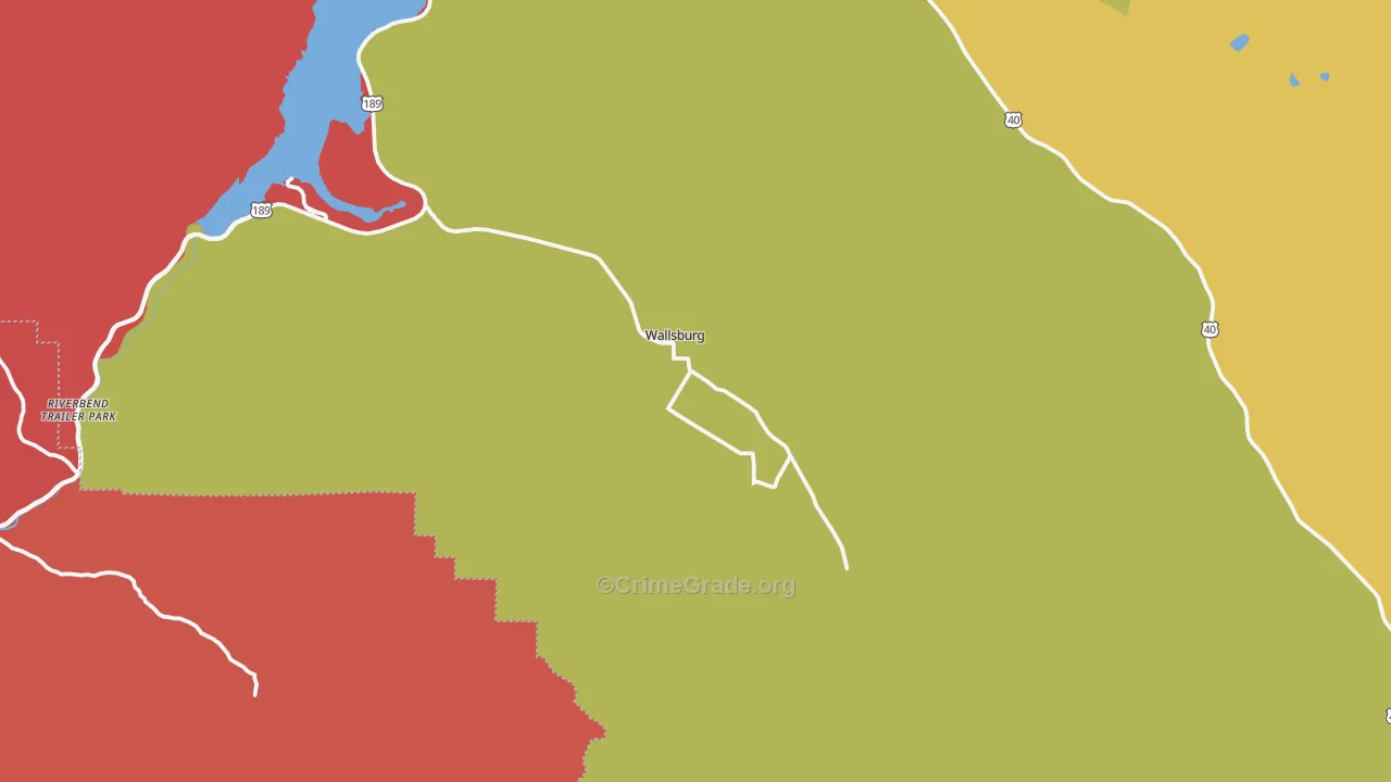Wallsburg, UT Map of Drug-Related Crime Rates