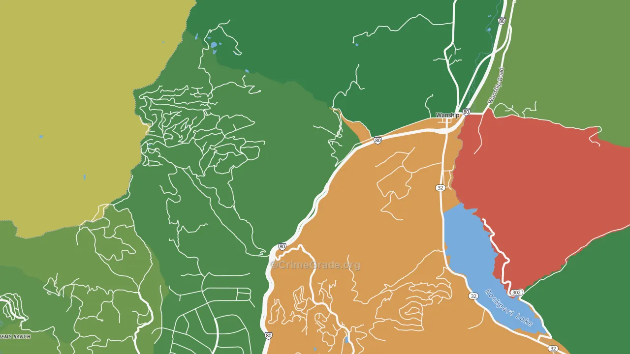 Wanship, UT Map of Drug-Related Crime Rates