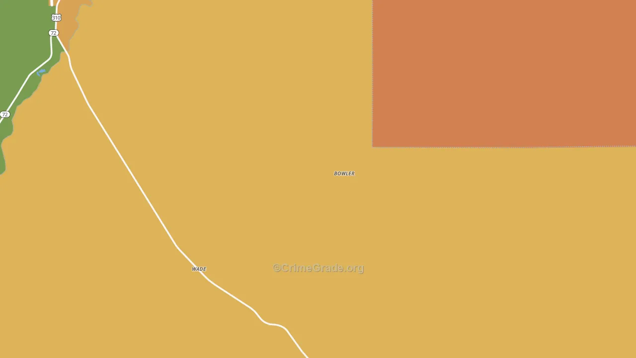 Warren, MT Map of Drug-Related Crime Rates