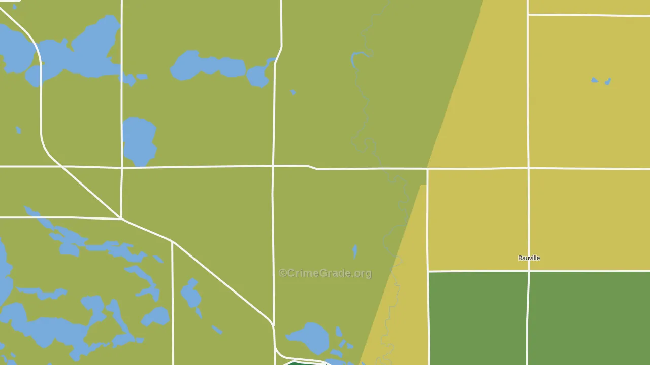 Waverly, SD Map of Drug-Related Crime Rates