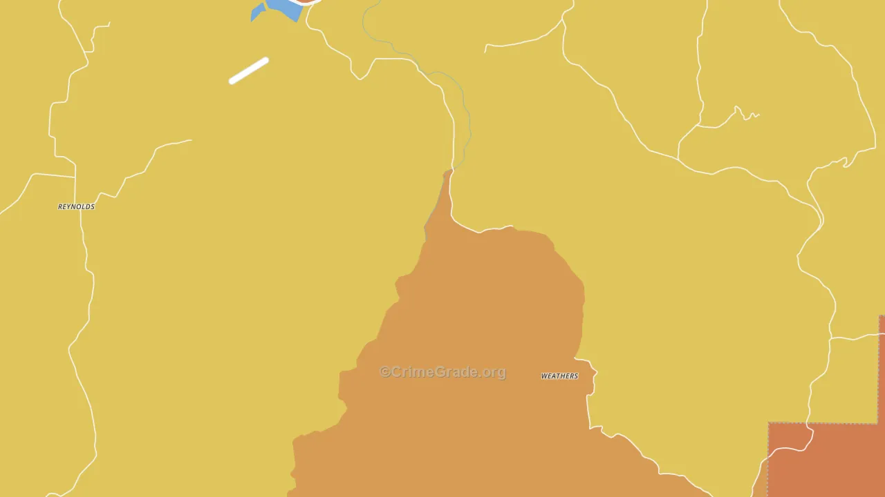 Weathers, AR Map of Drug-Related Crime Rates