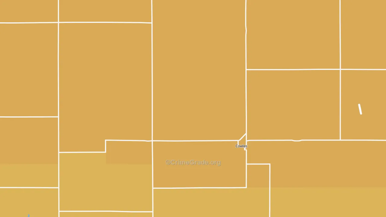 Webster County, NE Map of Drug-Related Crime Rates