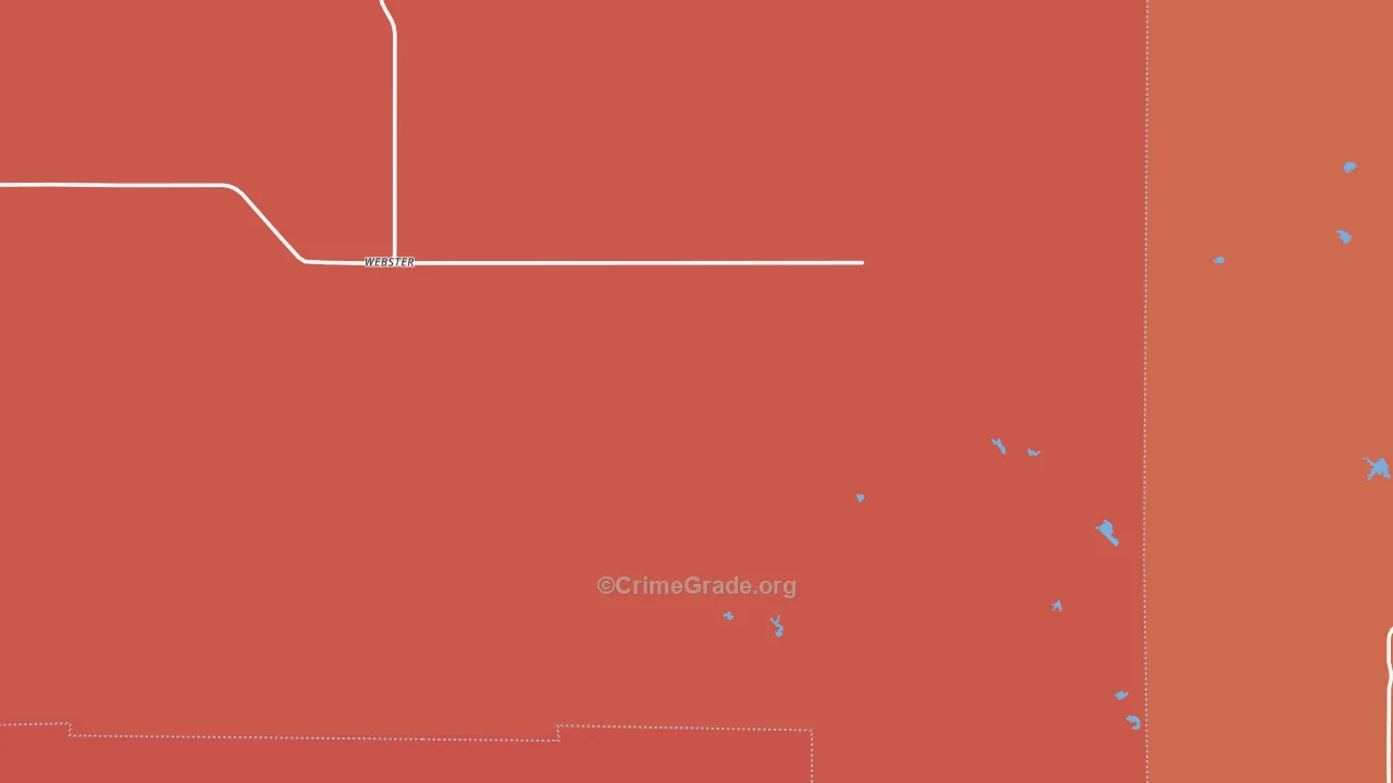 Webster, MT Map of Drug-Related Crime Rates
