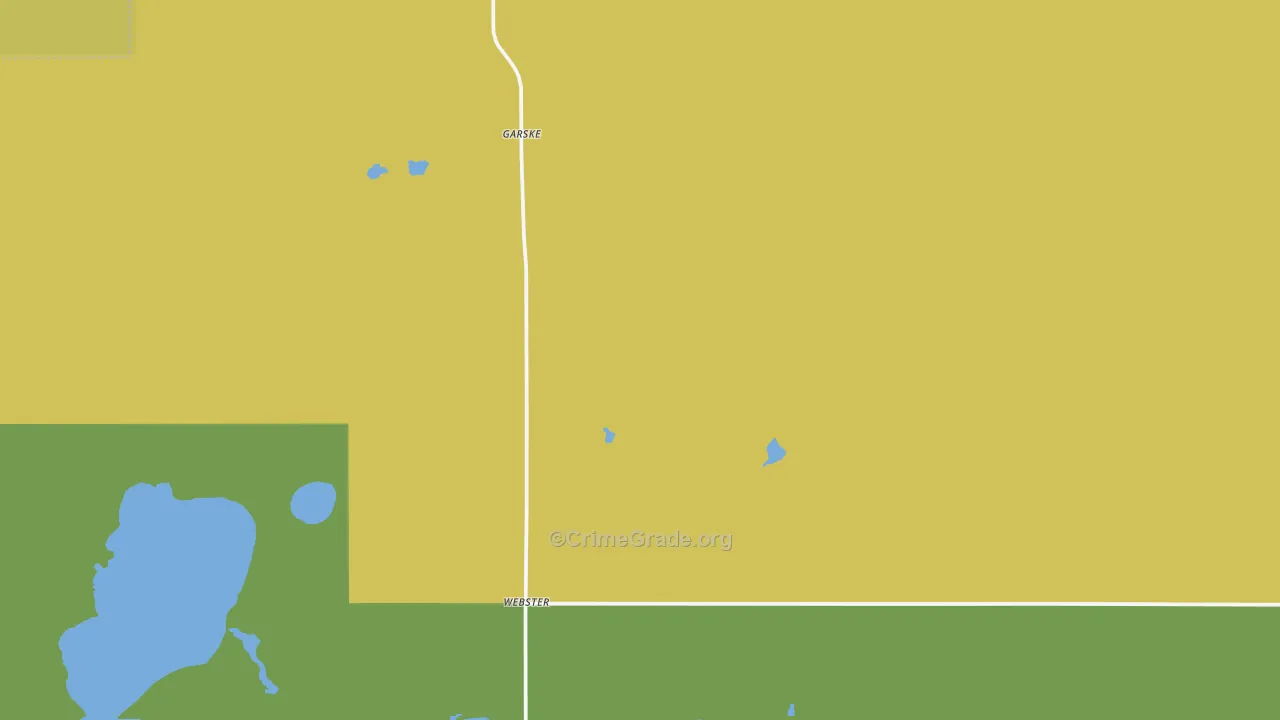 Webster, ND Map of Drug-Related Crime Rates