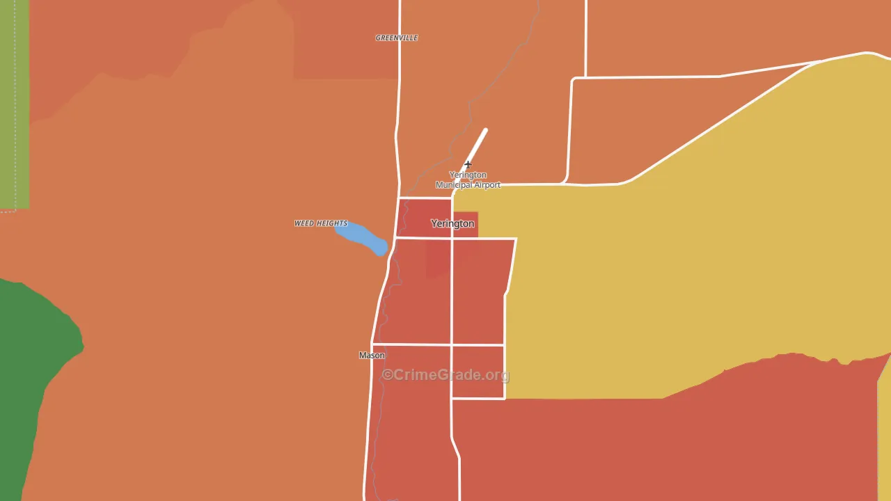 Weed Heights, NV Map of Drug-Related Crime Rates