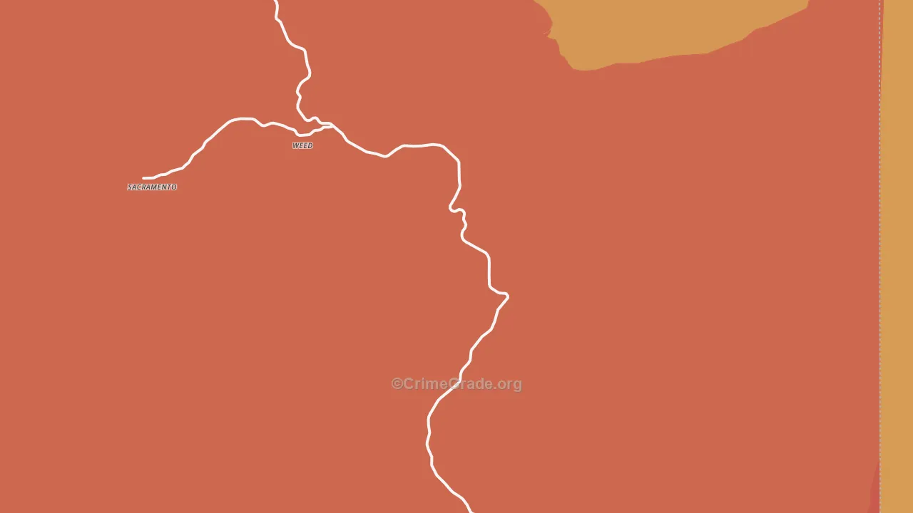 Weed, NM Map of Drug-Related Crime Rates
