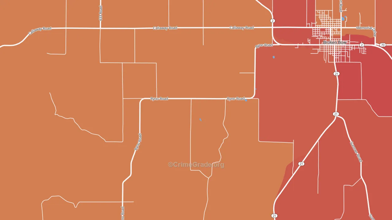 Weissert, NE Map of Drug-Related Crime Rates