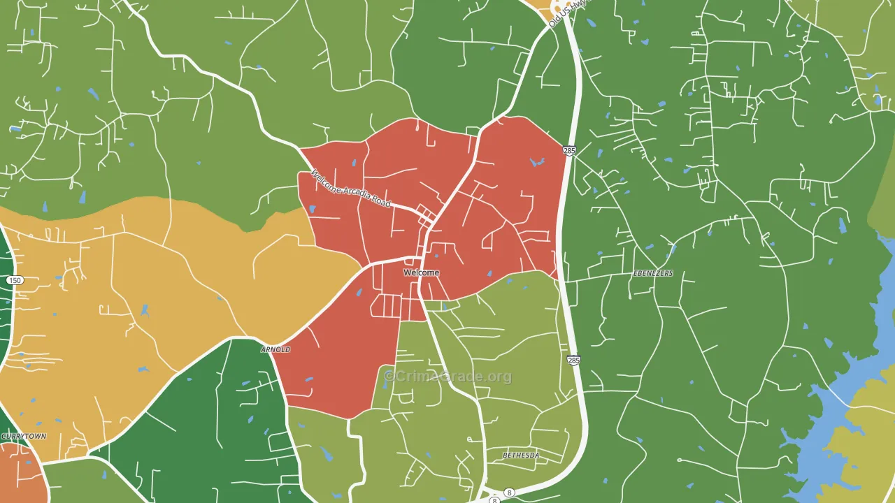Welcome, NC Map of Drug-Related Crime Rates