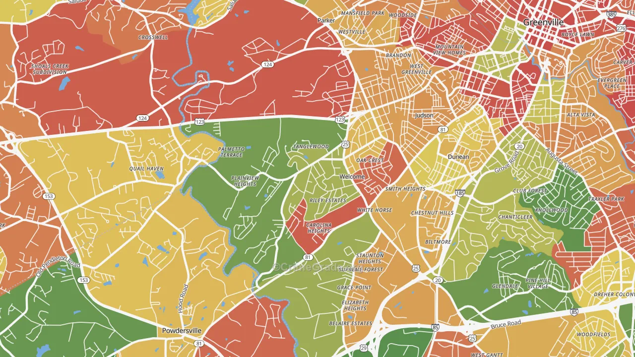 Welcome, SC Map of Drug-Related Crime Rates