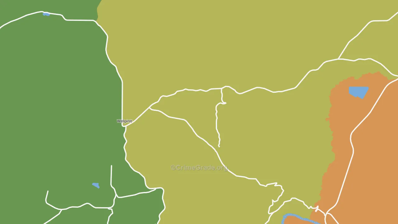 Wellpinit, WA Map of Drug-Related Crime Rates