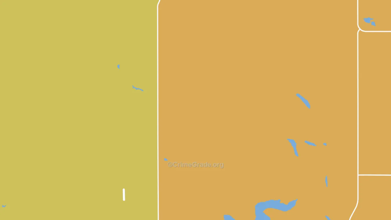 Werner, ND Map of Drug-Related Crime Rates