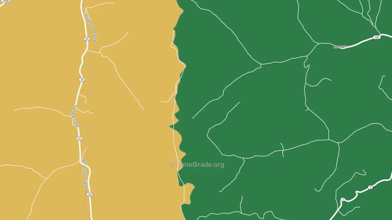 Wesleyville, KY Map of Drug-Related Crime Rates