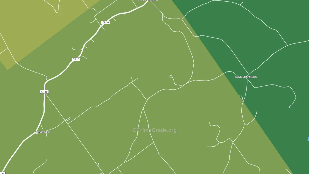 West Meredith, NY Map of Drug-Related Crime Rates