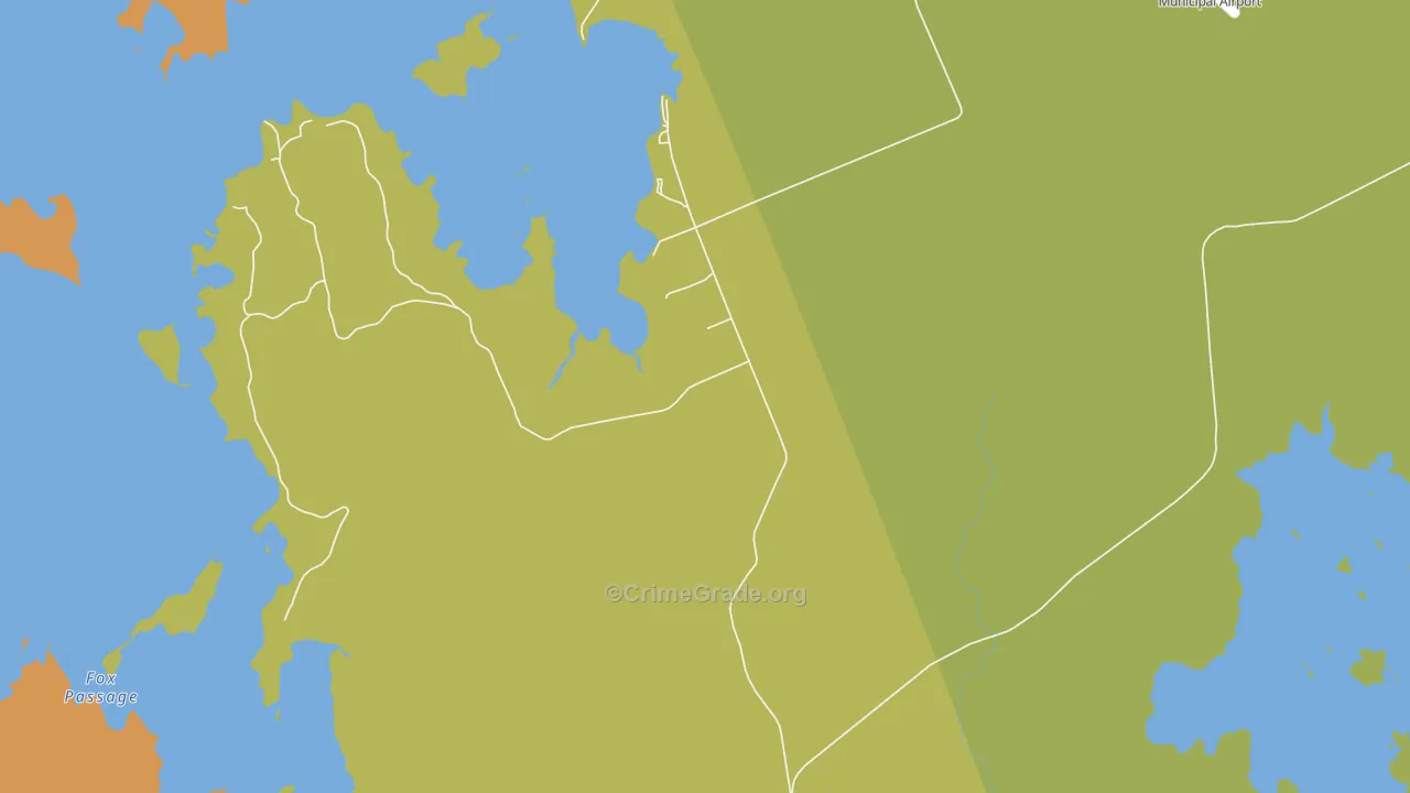West Princeton, ME Map of Drug-Related Crime Rates
