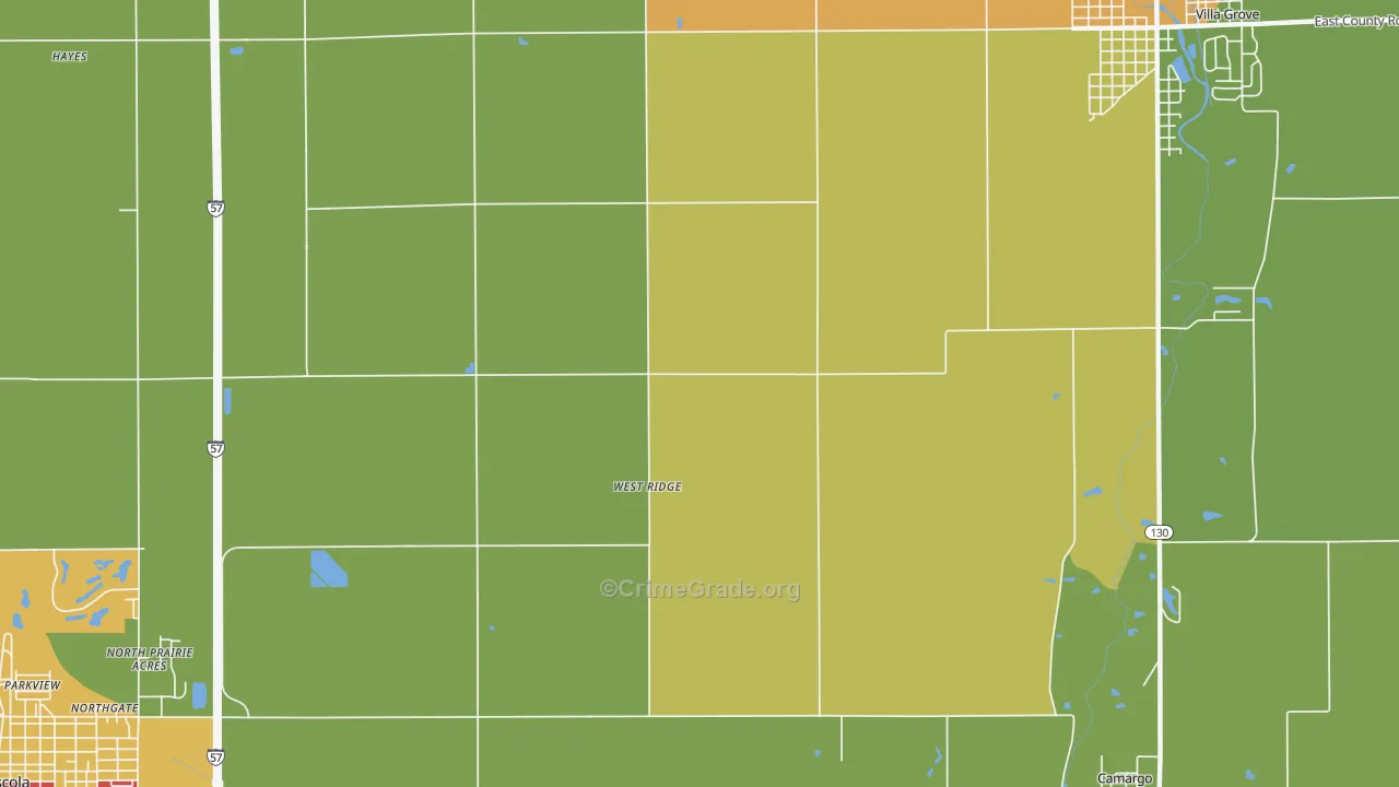 West Ridge, IL Map of Drug-Related Crime Rates