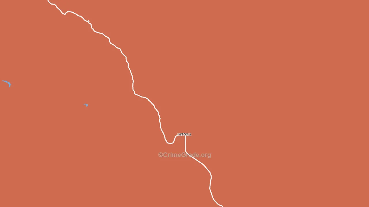 Westfall, OR Map of Drug-Related Crime Rates