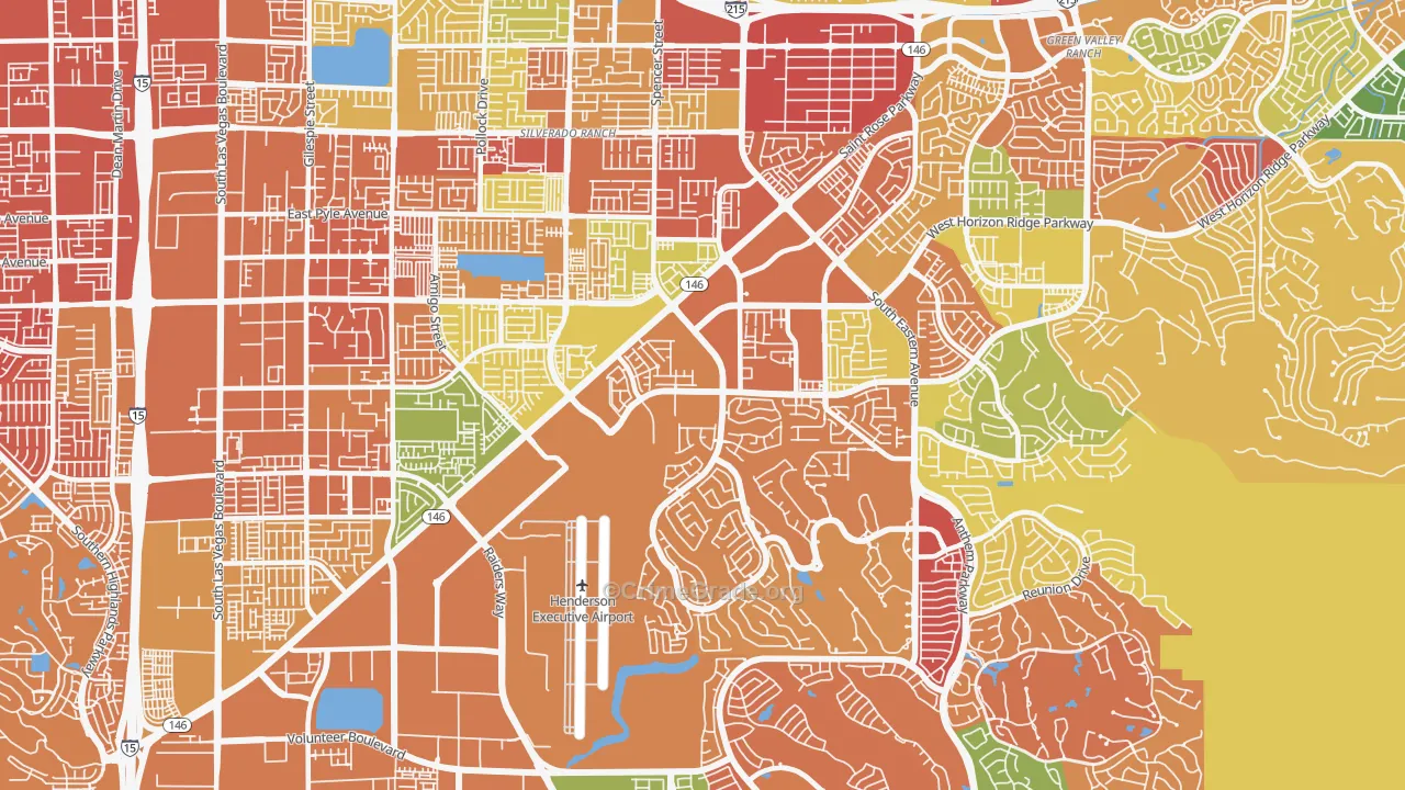 Westgate, Henderson, NV Map of Drug-Related Crime Rates