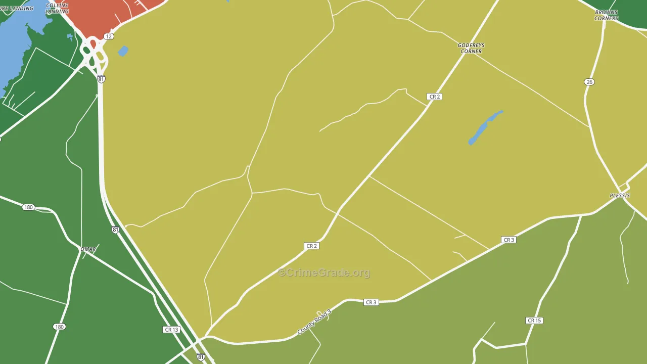 Westminster Park, NY Map of Drug-Related Crime Rates