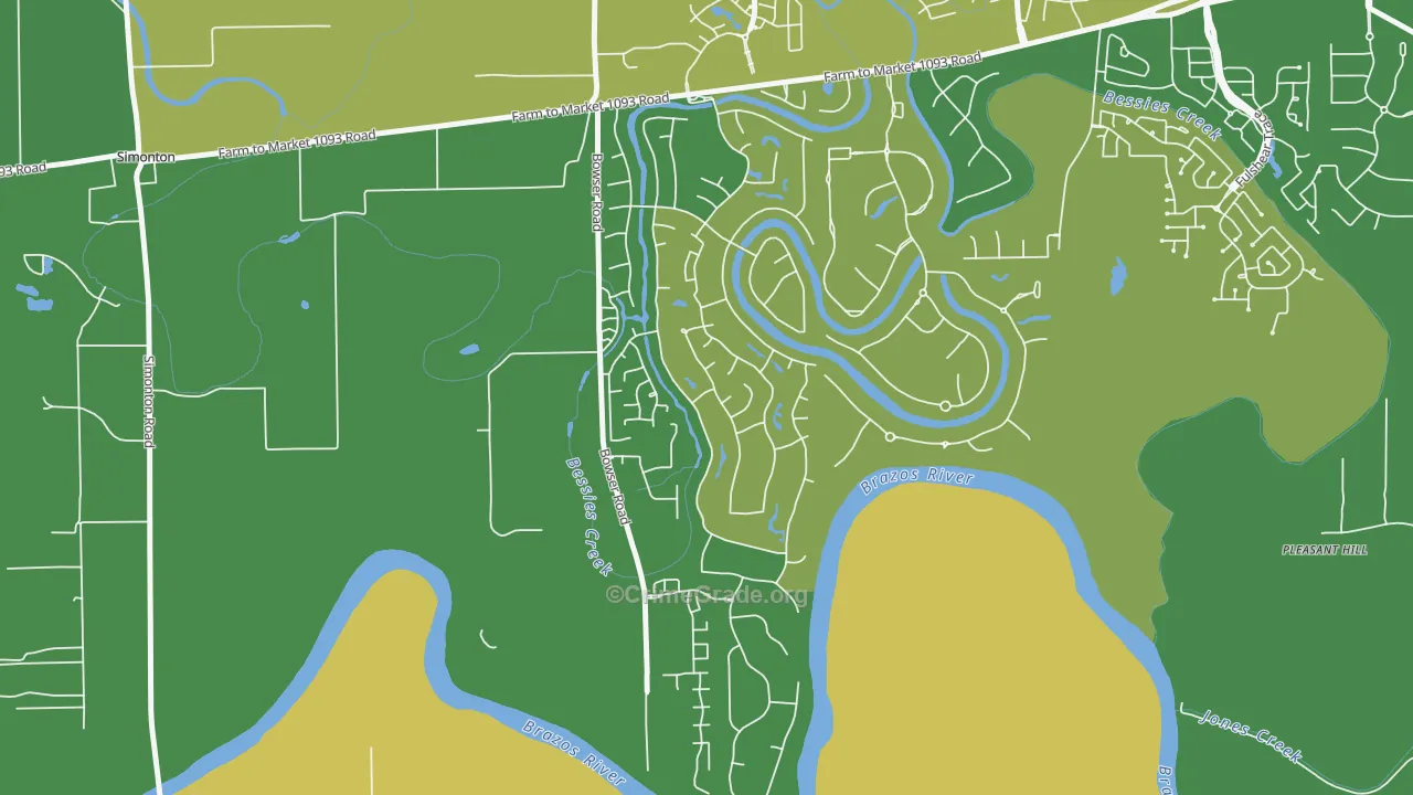 Weston Lakes, TX Map of Drug-Related Crime Rates
