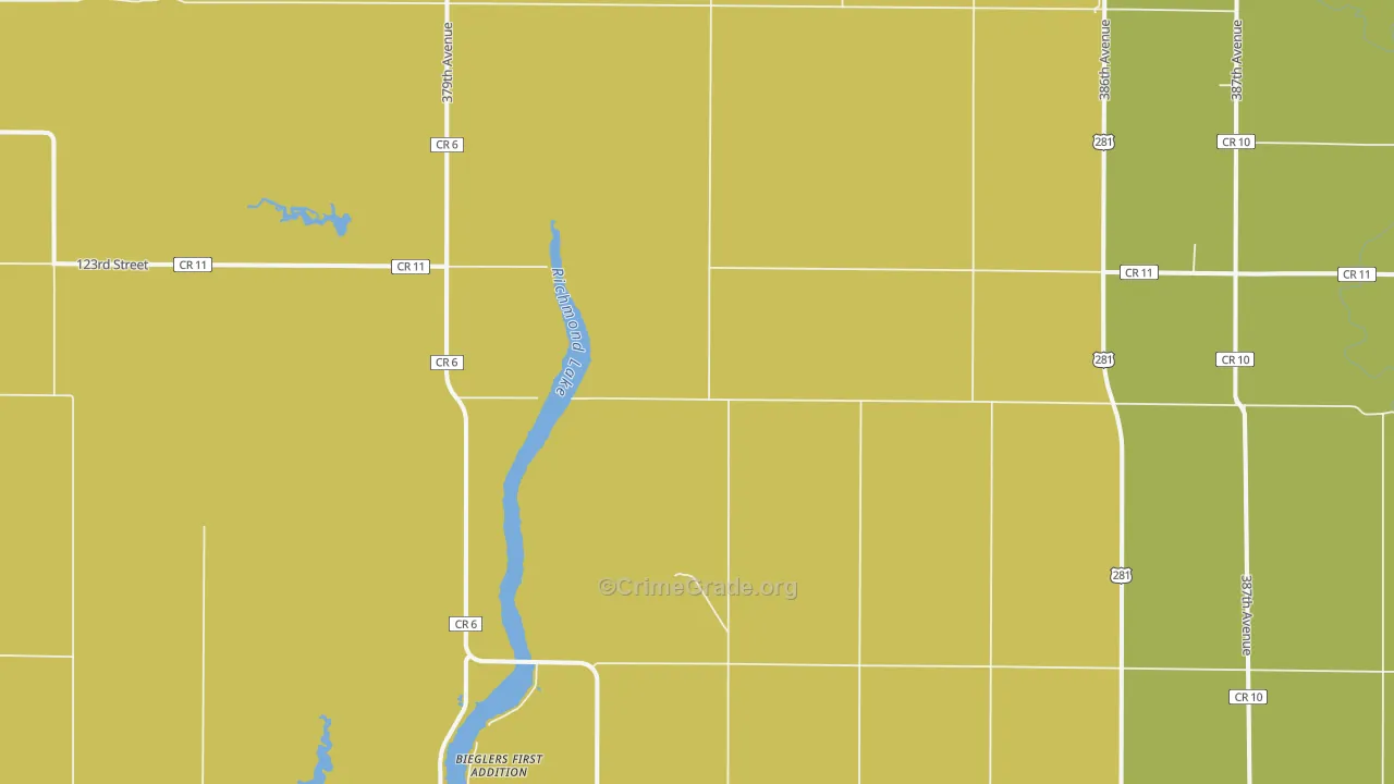 Westport, SD Map of Drug-Related Crime Rates