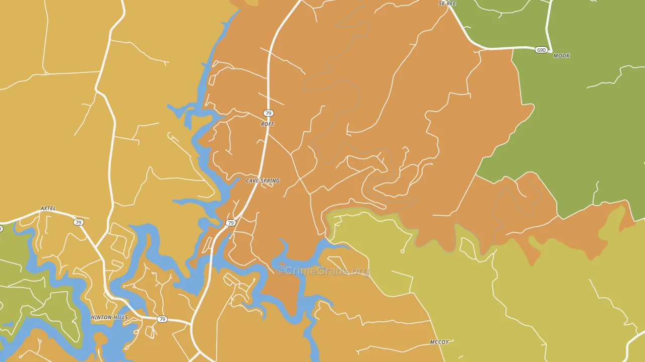 Westview, KY Map of Drug-Related Crime Rates