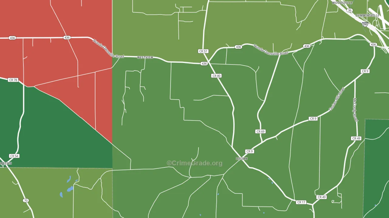 Westview, NY Map of Drug-Related Crime Rates
