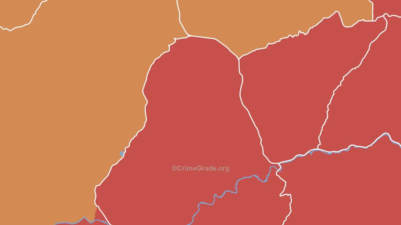 Wheeler County, OR Map of Drug-Related Crime Rates