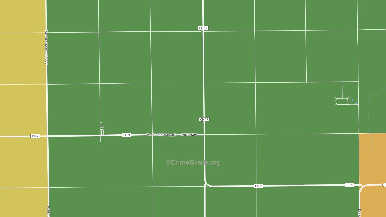 Whitaker, IL Map of Drug-Related Crime Rates