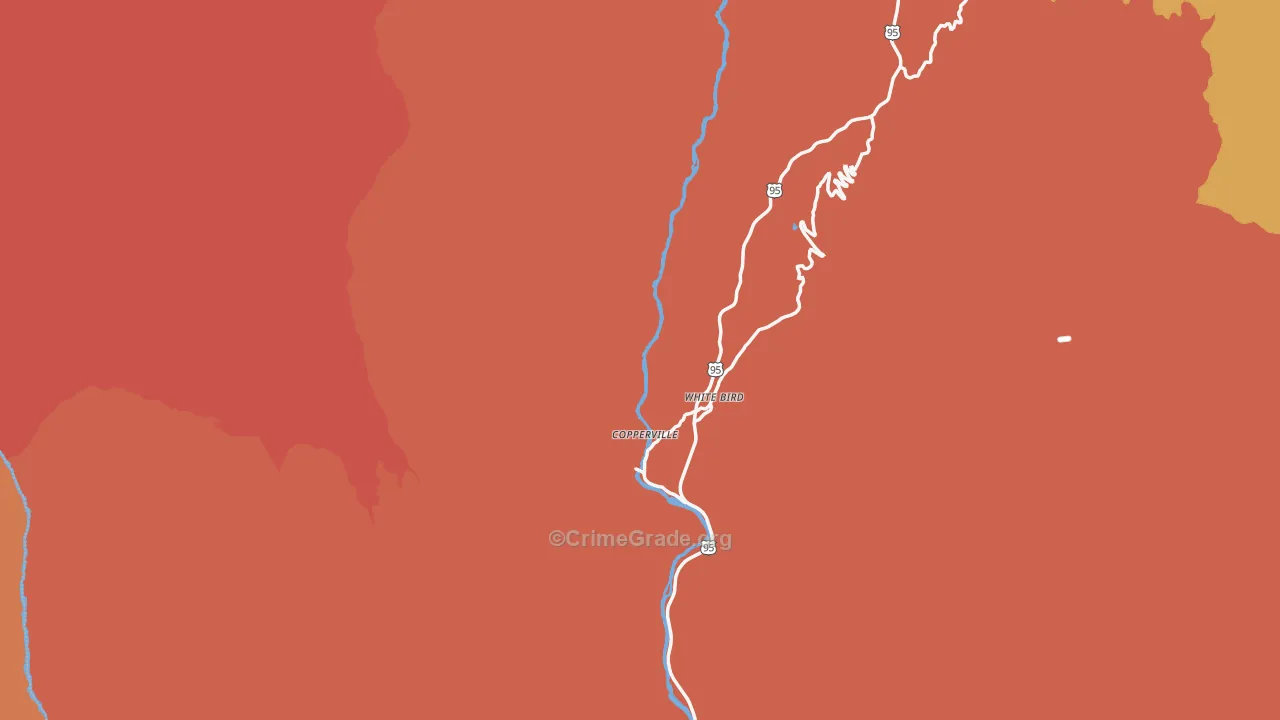 White Bird, ID Map of Drug-Related Crime Rates