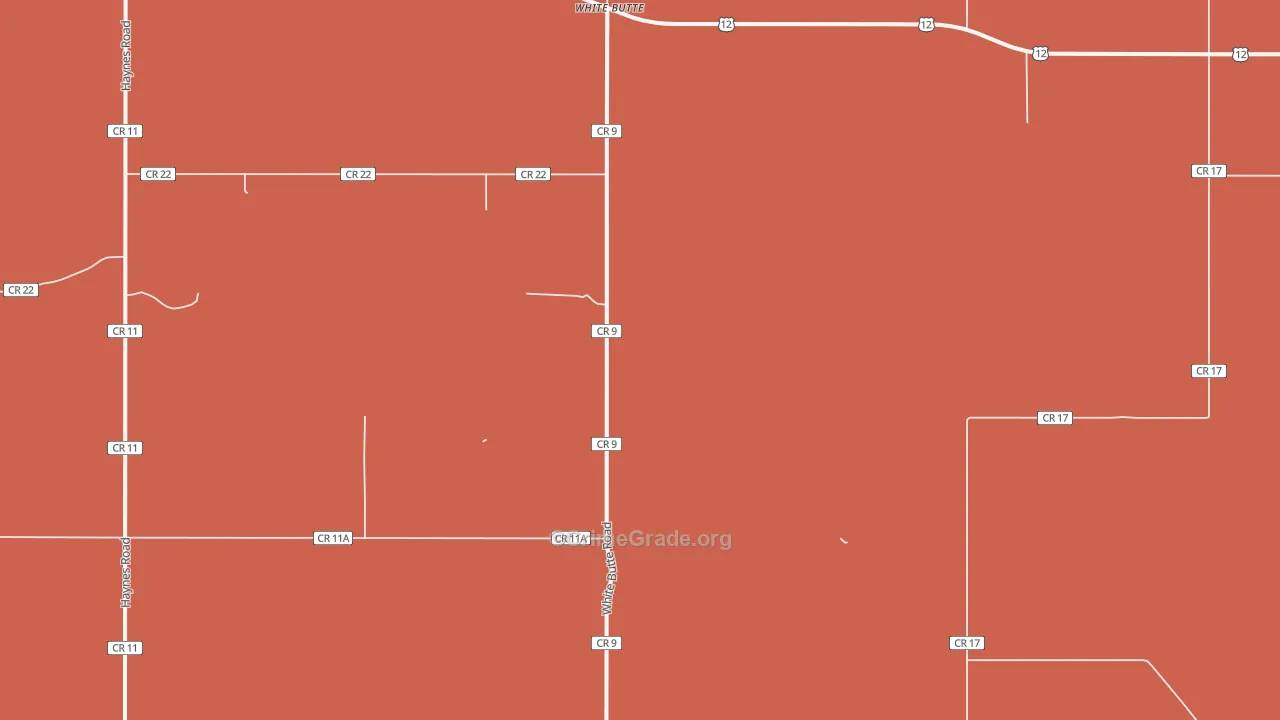 White Butte, SD Map of Drug-Related Crime Rates